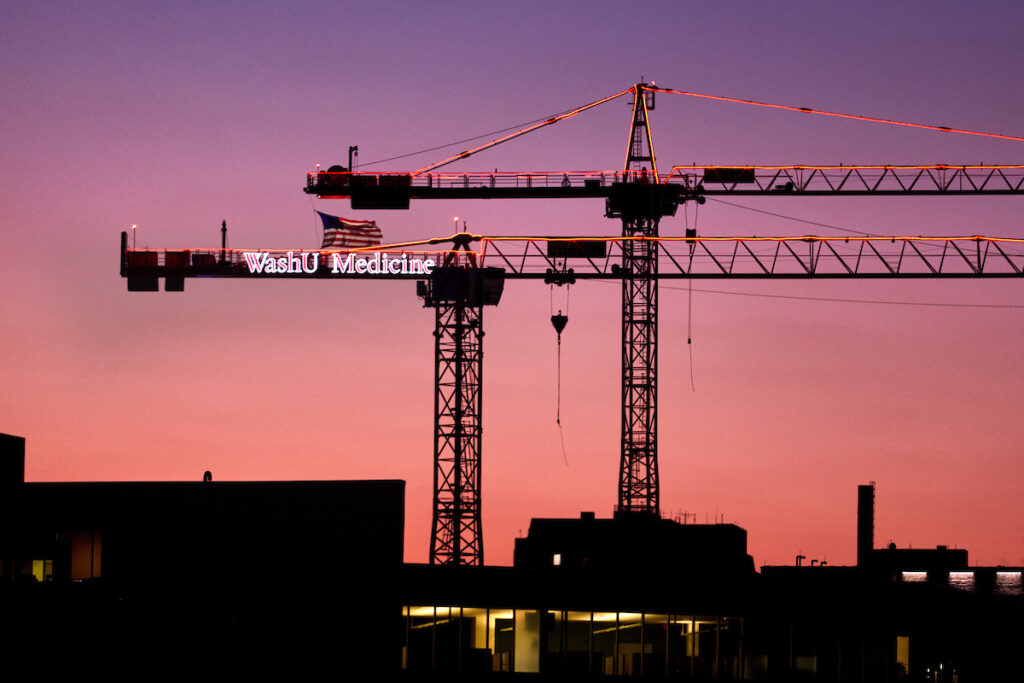 Construction progresses on neuroscience research building