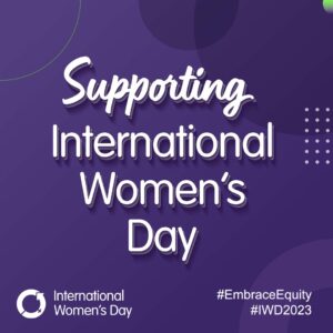 Logo for International Women's Day